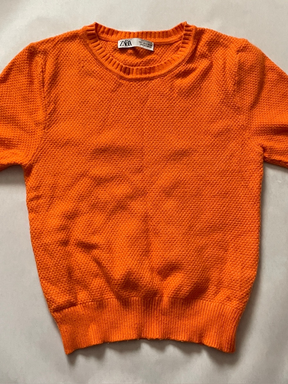 Zara Orange Sweater